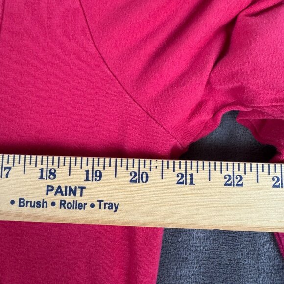 VTG y2k Women's Pink Studded Harley Davidson Angel Wings Hoodie Shirt Sz XL - Picture 7 of 12